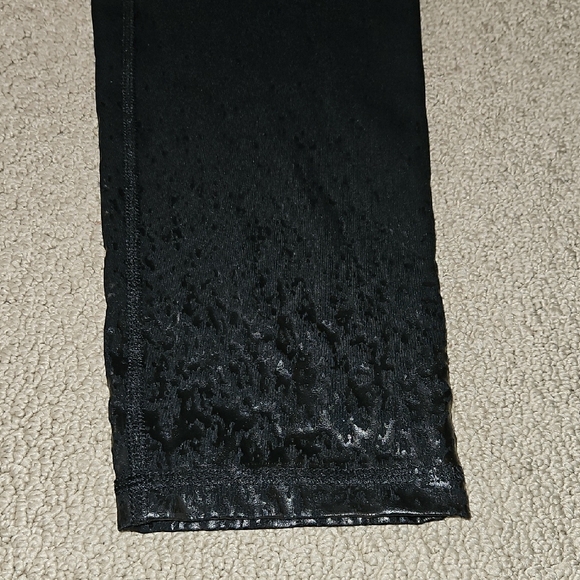 Z By Zobha Black Women's Paterned Leggings - Picture 3 of 10